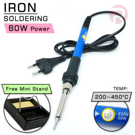 60W Soldering Iron 936 (Adjustable Temperature) 220V Electric Solder Welding Tool Alat Peteri