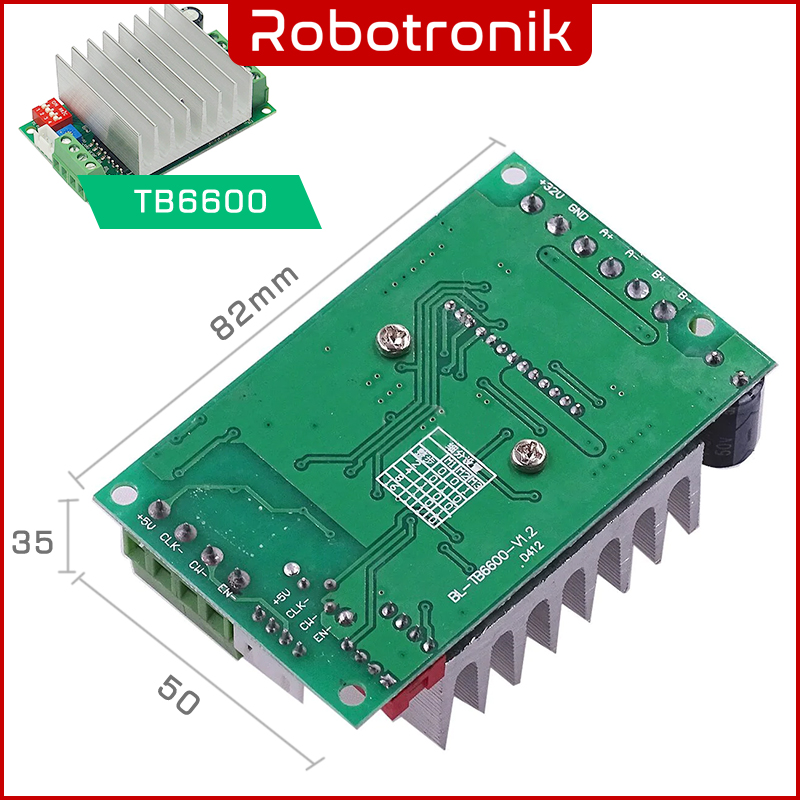 Stepper Motor Driver - Single Axis (Peak 3A) TB6560 Stepper Motor Driver - Single Axis (Peak 3A) TB6560
