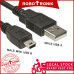 Mini USB Cable (Data & Power) @ USB Type-B (Male) to USB Type-A (Male), for Arduino NANO Mini USB Cable (Data & Power) @ USB Type-B (Male) to USB Type-A (Male), for Arduino NANO