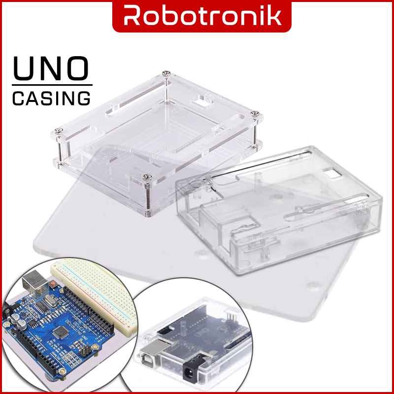 Arduino UNO Casing Acrylic / ABS Case, for extra Protection Arduino UNO Casing Acrylic / ABS Case, for extra Protection