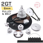 2GT Pulley & Belt (6mm Width)