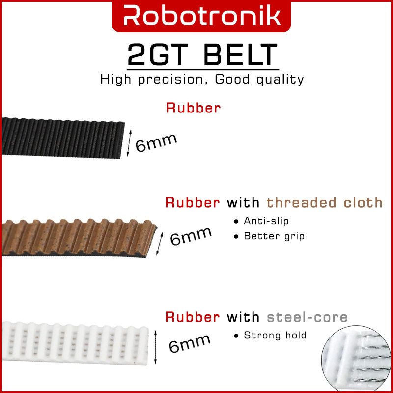 2GT Pulley & Belt (6mm Width) 2GT Pulley & Belt (6mm Width)