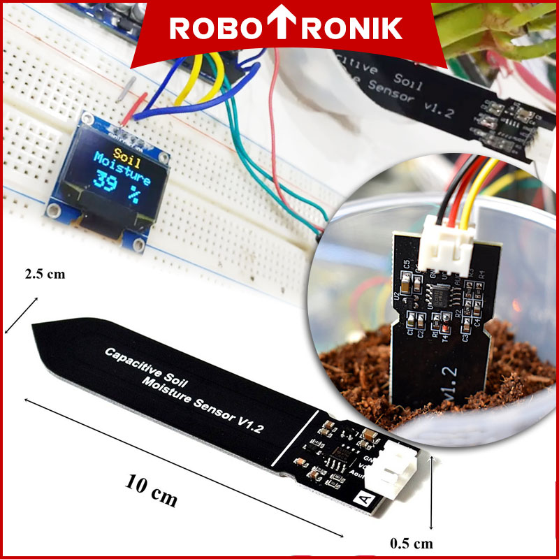 Soil Moisture Sensor YL-69 / Capacitive / Probe Durability Corrosion Resistance Automatic Watering System Prototype YL69 Soil Moisture Sensor YL-69 / Capacitive / Probe Durability Corrosion Resistance Automatic Watering System Prototype YL69