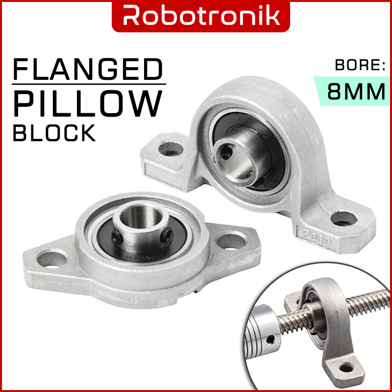 Flange Pillow Block or Pillow Block Bearing 8mm Zinc-Aluminum Alloy Flange Pillow Block or Pillow Block Bearing 8mm Zinc-Aluminum Alloy