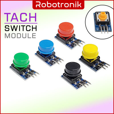 Big Button Module (Tact Switch), Compatible Arduino Suis