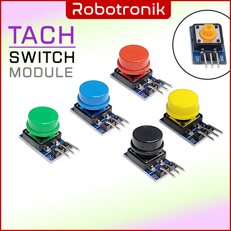 Big Button Module (Tact Switch), Compatible Arduino Suis Big Button Module (Tact Switch), Compatible Arduino Suis