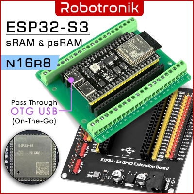 ESP32 S3 w/ SPI PSRAM (N8R2 8M / N16R8 16M) # YD-ESP32-S3 (DevKitC 1 clone)