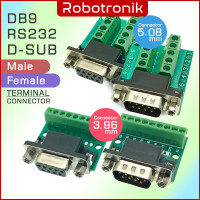 DB9 RS-232 D-sub Adapter Serial to 9-Pin Terminal Connector Module Board