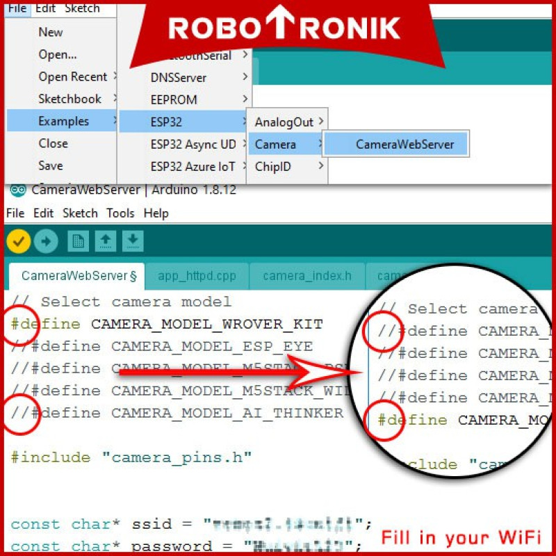 ESP32 S3 CAM (Video Streaming, Face Recognition, Webcam IoT) With OV2640 / OV5640 Camera AI Thinker WiFi + Bluetooth