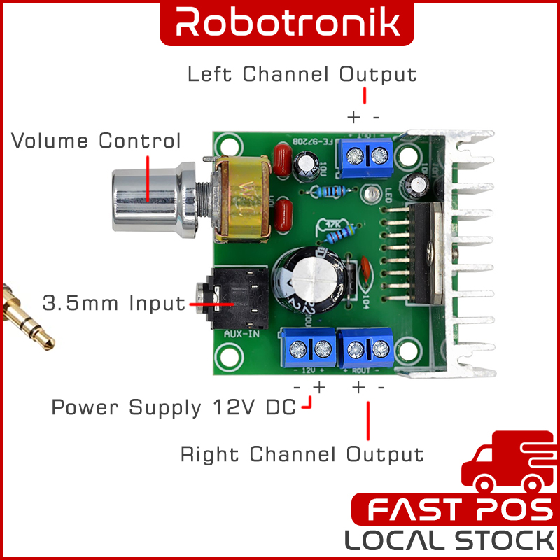 TDA7297 Audio Amplifier Module, Stereo Dual Channel (2x15W) - Dual Bridge TDA 7297 TDA7297 Audio Amplifier Module, Stereo Dual Channel (2x15W) - Dual Bridge TDA 7297