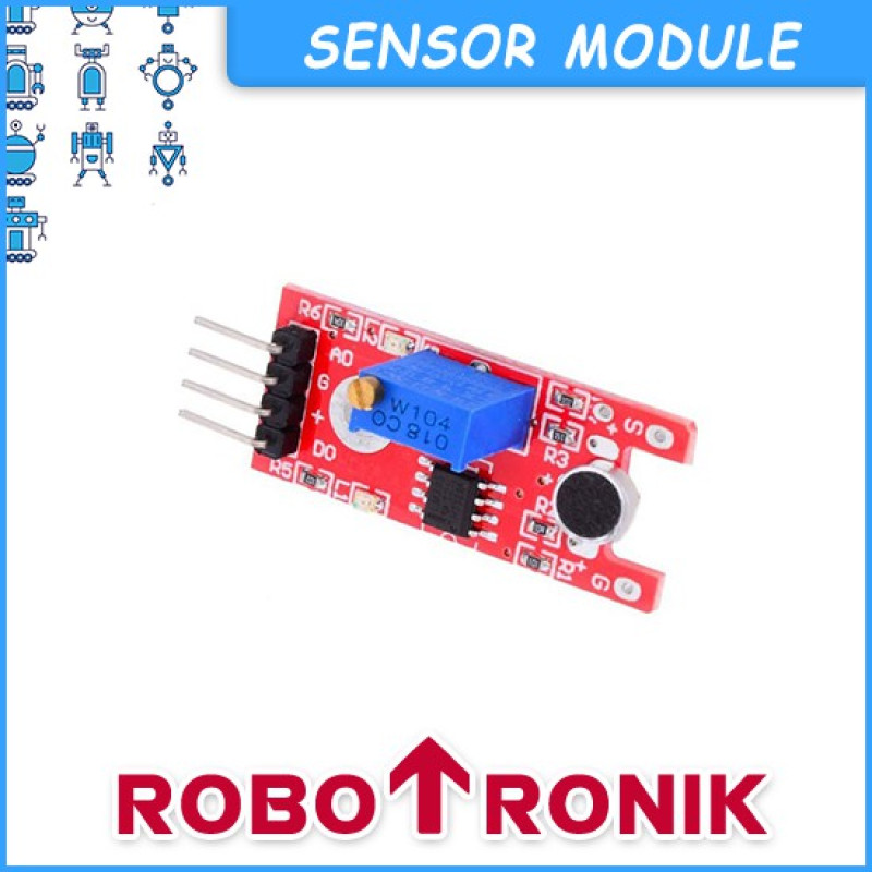 Sound Detector Sensor Module w/ Amplifier LM393 Sound Detector Sensor Module w/ Amplifier LM393