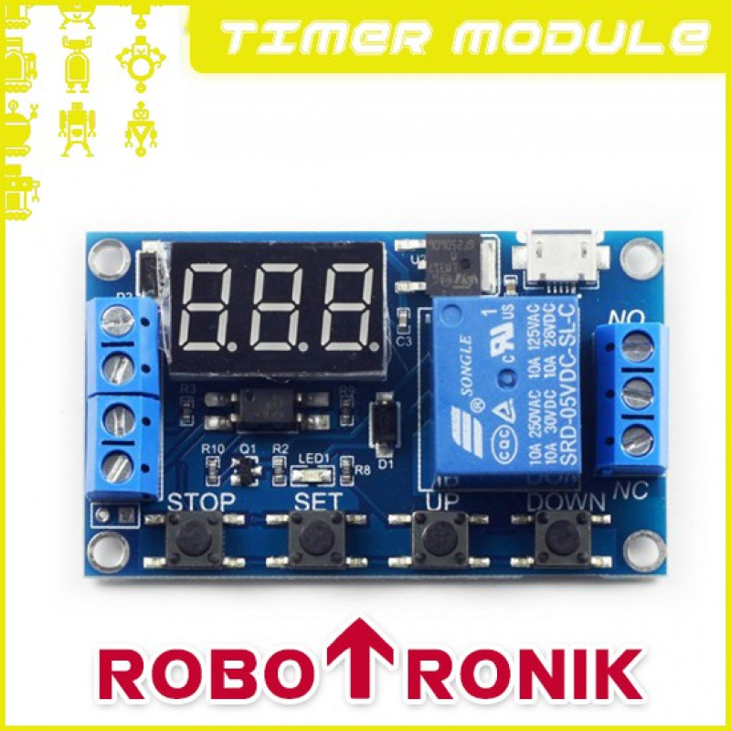 Adjustable Timer (Relay) up-to 5A DC/AC w/ Trigger & Delay On Off 30 s 60 Minutes Second Adjustable Timer (Relay) up-to 5A DC/AC w/ Trigger & Delay On Off 30 s 60 Minutes Second