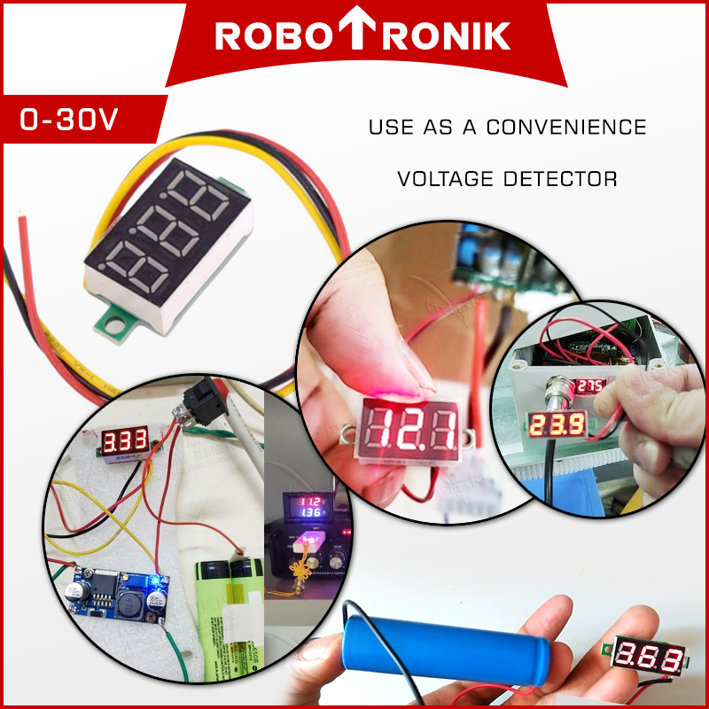 Digital Voltmeter / Ammeter Panel Meter 0-30V Digital Voltmeter / Ammeter Panel Meter 0-30V