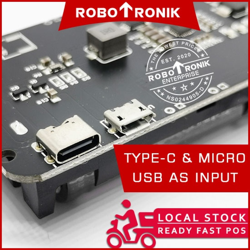 Portable Mobile Power - 18650 Battery Shield V3 V8 V9 (USB & Type C) Power Bank Raspberry Pi & Arduino Powerbank Power Bank Portable Mobile Power - 18650 Battery Shield V3 V8 V9 (USB & Type C) Power Bank Raspberry Pi & Arduino Powerbank Power Bank