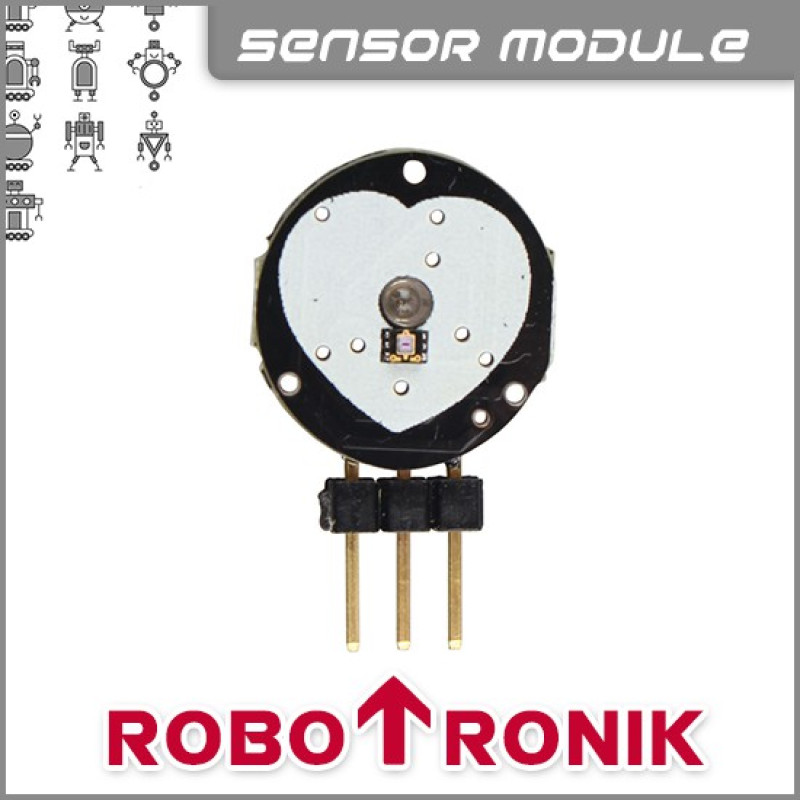 Heart Rate Pulse Sensor Module Amped w Finger Velcro, Ear Clip Heart Rate Pulse Sensor Module Amped w Finger Velcro, Ear Clip