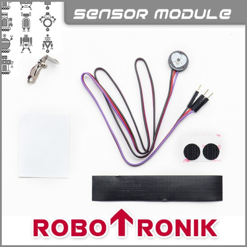 Heart Rate Pulse Sensor Module Amped w Finger Velcro, Ear Clip Heart Rate Pulse Sensor Module Amped w Finger Velcro, Ear Clip