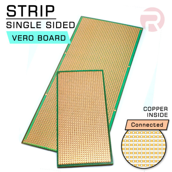 Strip (Vero) Board - Pitch 2.54mm Veroboard Stripboard PCB Protoboard