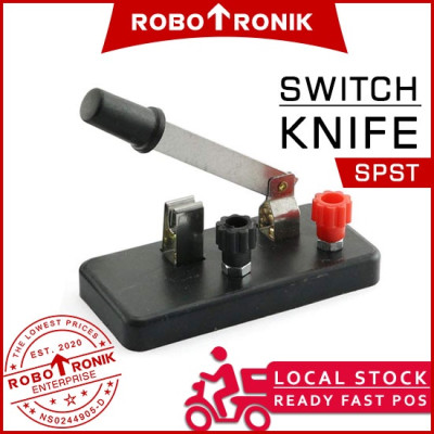 Knife Switch SPST (Single Pole Single Throw) Small Suis Pisau Kecil