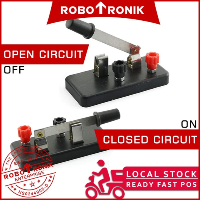 Knife Switch SPST (Single Pole Single Throw) Small Suis Pisau Kecil Knife Switch SPST (Single Pole Single Throw) Small Suis Pisau Kecil