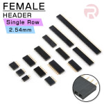 Female Header 2 ~ 40 pins, Pitch 0.1″ (2.54 mm)...