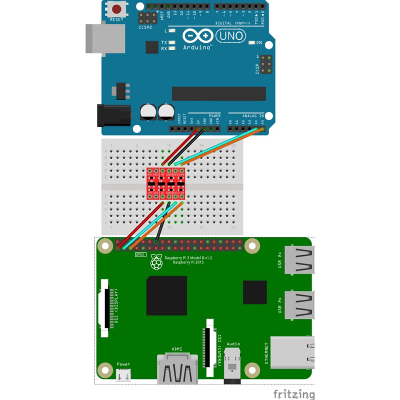 Logic Level Converter (Bi-Directional) Module 4 / 8 Channel TXS0108E WCMCU-401 WCMCU Arduino, Raspberry Pi Logic Level Converter (Bi-Directional) Module 4 / 8 Channel TXS0108E WCMCU-401 WCMCU Arduino, Raspberry Pi