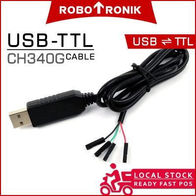 USB to TTL Serial Cable (TX/RX) Converter (Programmer)