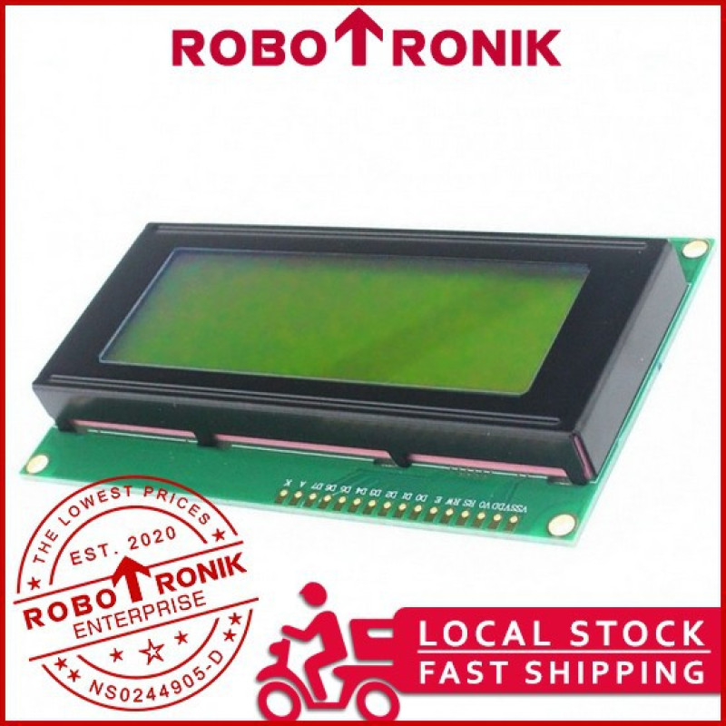 Arduino Raspberry LCD 20x4 w Backlight (Serial Parallel Interface) Display Module 2004A Pin Header Female I2C Controller