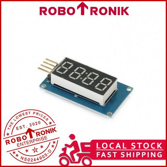 4-Digit 7-Segment Display Module TM1637