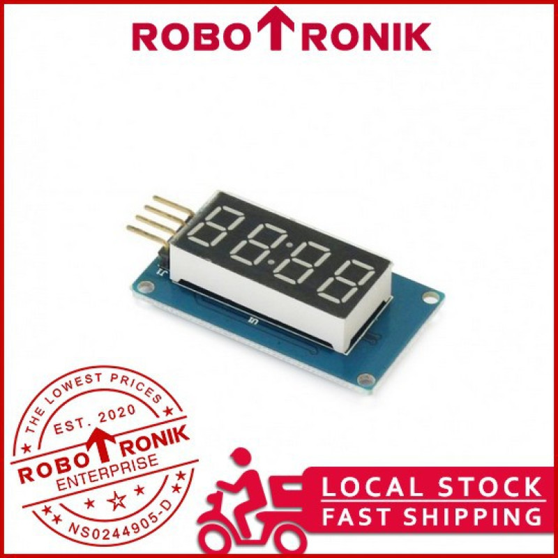 4-Digit 7-Segment Display Module TM1637 4-Digit 7-Segment Display Module TM1637