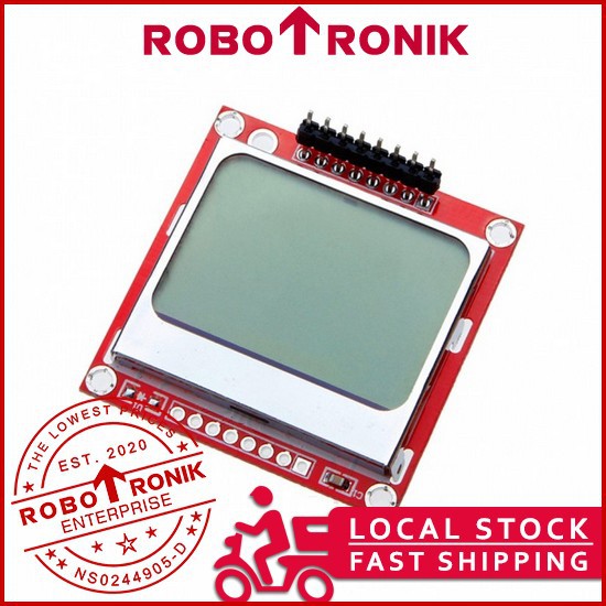 Nokia 5110 LCD Module Serial 84 x 48 Pixel PCS8544