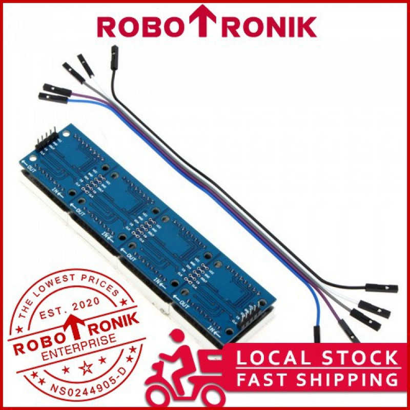 Dot Matrix 32x8, 4-In-1 Red LED Module MAX7219 Dot Matrix 32x8, 4-In-1 Red LED Module MAX7219