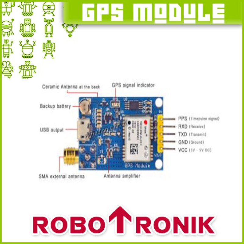 GPS NEO 7M PPS Module (GPS / GLONASS Signal) GPS NEO 7M PPS Module (GPS / GLONASS Signal)