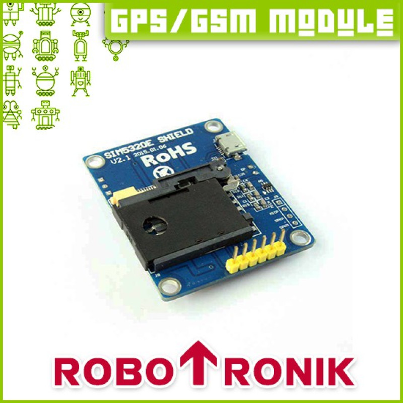 SIM5320E Quad-Band GSM & GPS - 3G Module w/ Antenna SIM 5320 5320E SIM5320E Quad-Band GSM & GPS - 3G Module w/ Antenna SIM 5320 5320E