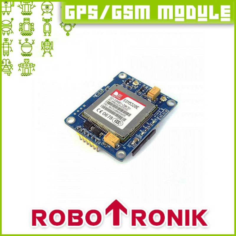 SIM5320E Quad-Band GSM & GPS - 3G Module w/ Antenna SIM 5320 5320E SIM5320E Quad-Band GSM & GPS - 3G Module w/ Antenna SIM 5320 5320E