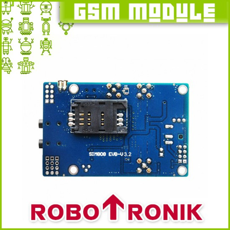 SIM808 GSM & GPS Two-In-One Module w/ SMA Antenna SIM 808 SIM808 GSM & GPS Two-In-One Module w/ SMA Antenna SIM 808