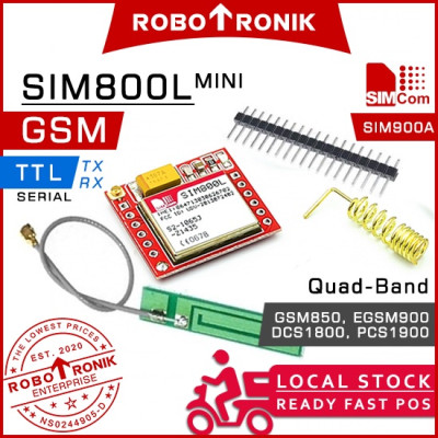 Mini SIM800L GSM (3.7V) Module w Antenna SIM 800 800L Mini SIM800L GSM (3.7V) Module w Antenna SIM 800 800L