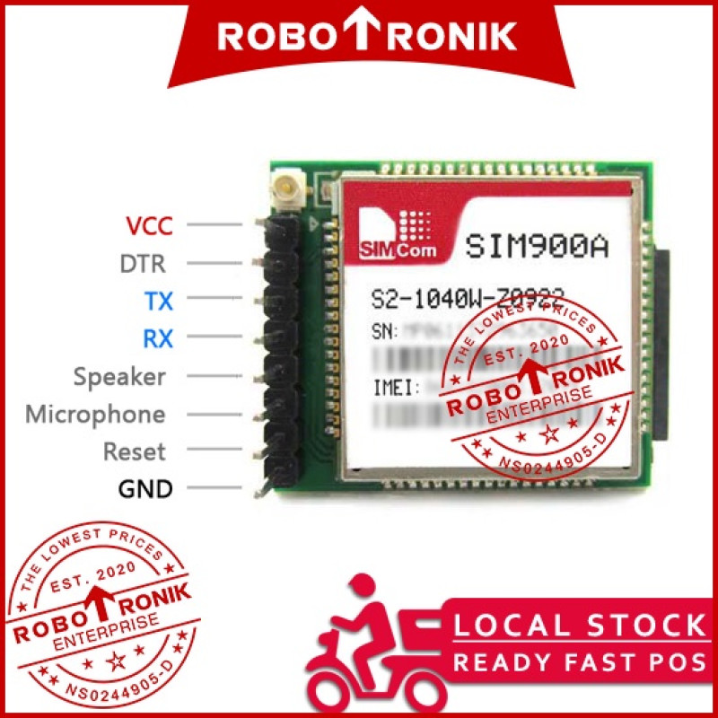 Mini SIM900A GSM Module (5V) w Antenna SIM 900A 900 Mini SIM900A GSM Module (5V) w Antenna SIM 900A 900