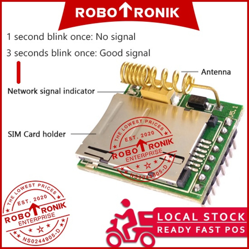 Mini SIM900A GSM Module (5V) w Antenna SIM 900A 900 Mini SIM900A GSM Module (5V) w Antenna SIM 900A 900