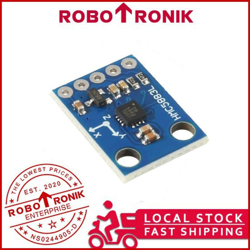 GY-273 (DA5883) 3-Axis Compass Magnetometer Sensor Module 5883 - Arduino / Raspberry Pi 磁场 Digital Output, I2C Interface GY-273 (DA5883) 3-Axis Compass Magnetometer Sensor Module 5883 - Arduino / Raspberry Pi 磁场 Digital Output, I2C Interface