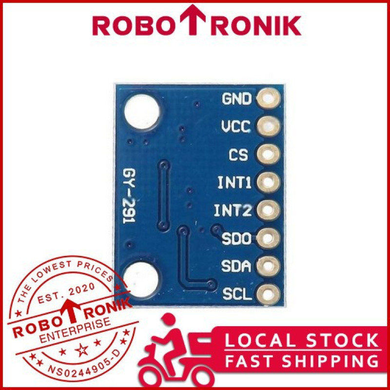 GY-291 (ADXL345) 3-Axis Accelerometer & Acceleration Module - Arduino / Raspberry Pi Digital SPI / I2C Interface GY-291 (ADXL345) 3-Axis Accelerometer & Acceleration Module - Arduino / Raspberry Pi Digital SPI / I2C Interface