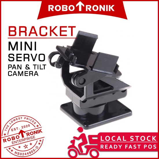 Pan & Tilt 2 Axis Servo Bracket Set For Mini / Small (180°) SG90 9G / MG90S, FPV Camera Ultrasonic Mount