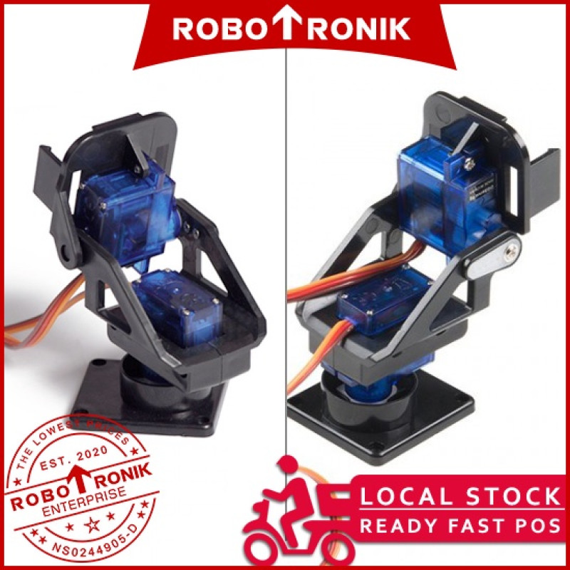 Pan & Tilt 2 Axis Servo Bracket Set For Mini / Small (180°) SG90 9G / MG90S, FPV Camera Ultrasonic Mount