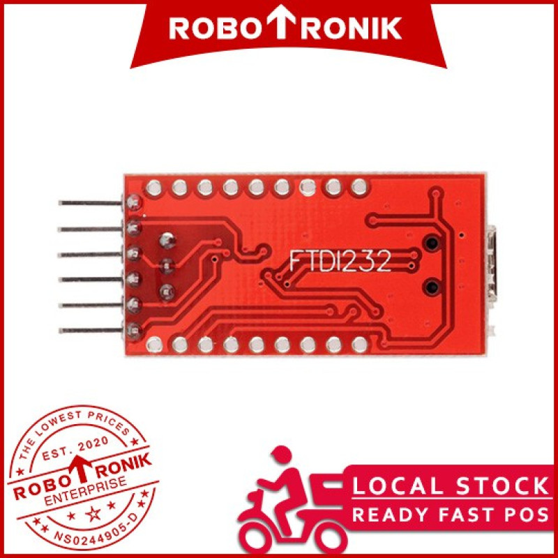 FTDI - USB to TTL Serial, (TX/RX) UART Converter Module FT232RL (Programmer Arduino Pro, Pro Mini, LilyPad, STM) FTDI - USB to TTL Serial, (TX/RX) UART Converter Module FT232RL (Programmer Arduino Pro, Pro Mini, LilyPad, STM)