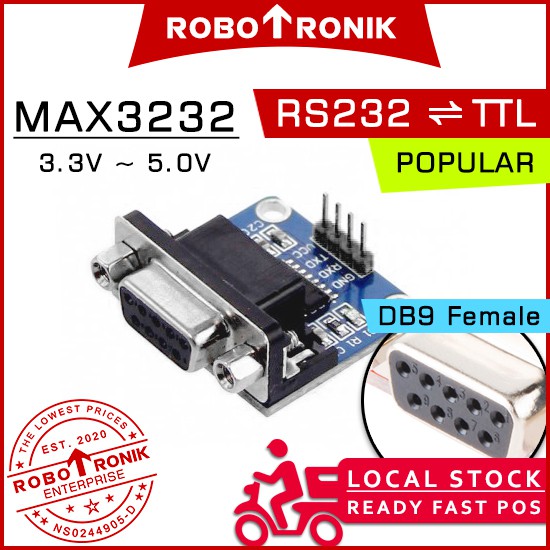 RS232 to TTL Serial Level Signals Converter Module - MAX3232 MAX232 RS 232
