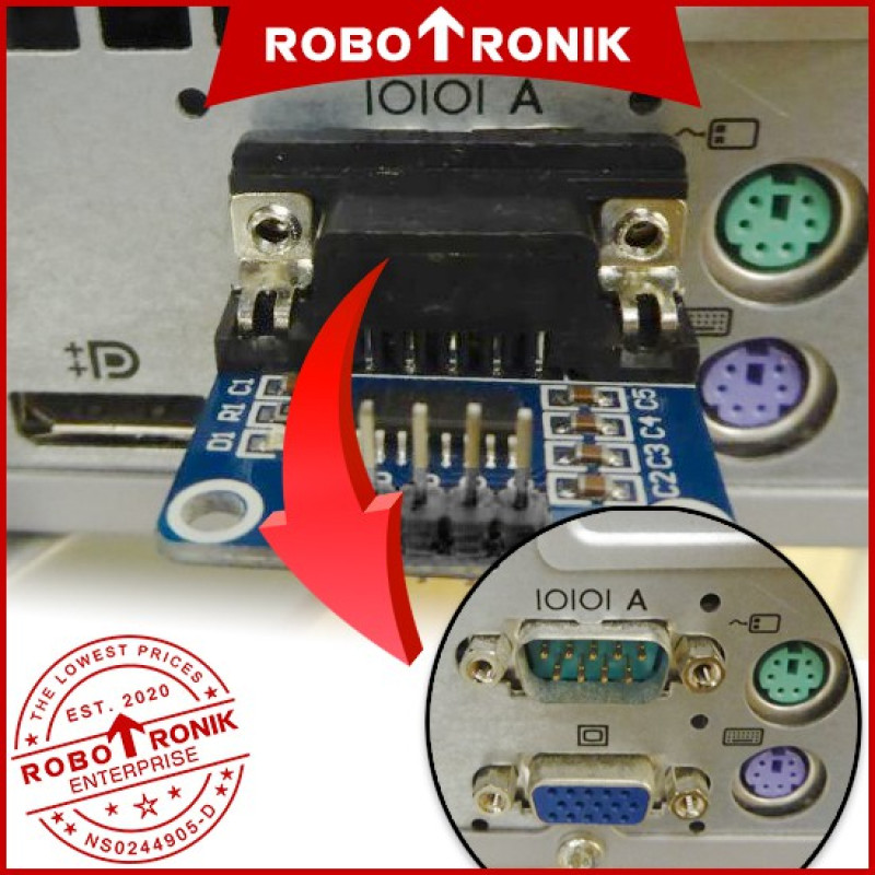 RS232 to TTL Serial Level Signals Converter Module - MAX3232 MAX232 RS 232 RS232 to TTL Serial Level Signals Converter Module - MAX3232 MAX232 RS 232