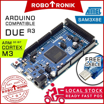 DUE R3 (SAM3X8E) 32-bit ARM Cortex-M3 (3.3V) Microcontroller Development Board DUE R3 (SAM3X8E) 32-bit ARM Cortex-M3 (3.3V) Microcontroller Development Board