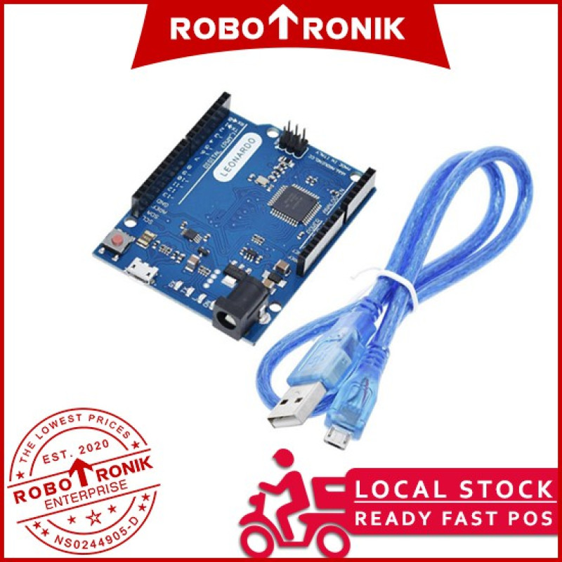 Leonardo R3 (ATmega32U4) Micro-USB Microcontroller Development Board - Arduino Compatible Leonardo R3 (ATmega32U4) Micro-USB Microcontroller Development Board - Arduino Compatible