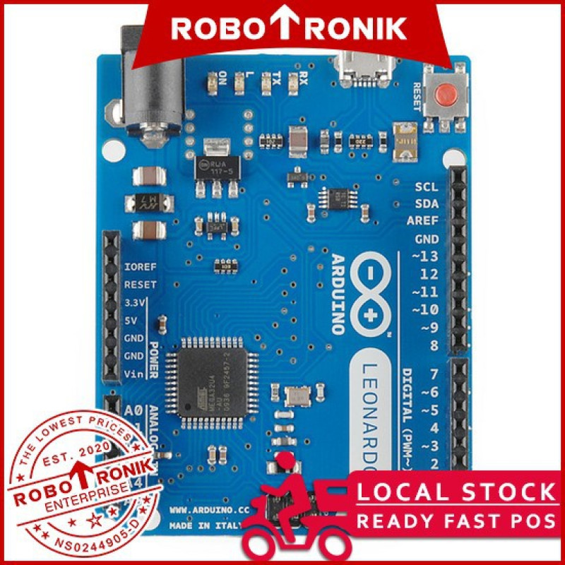 Leonardo R3 (ATmega32U4) Micro-USB Microcontroller Development Board - Arduino Compatible Leonardo R3 (ATmega32U4) Micro-USB Microcontroller Development Board - Arduino Compatible