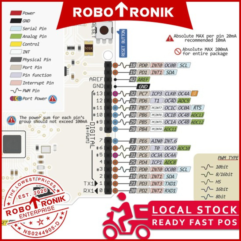 Leonardo R3 (ATmega32U4) Micro-USB Microcontroller Development Board - Arduino Compatible Leonardo R3 (ATmega32U4) Micro-USB Microcontroller Development Board - Arduino Compatible