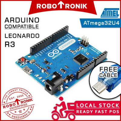 Leonardo R3 (ATmega32U4) Micro-USB Microcontroller Development Board - Arduino Compatible
